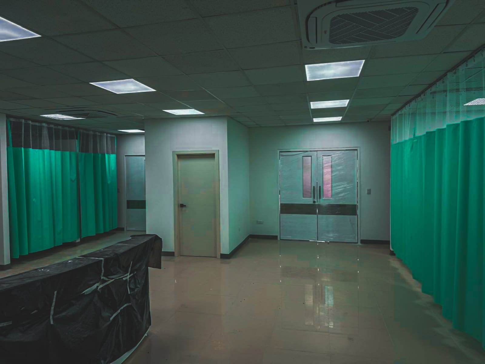 Habilicación de hospital privado en El Trapiche Tegucigalpa.